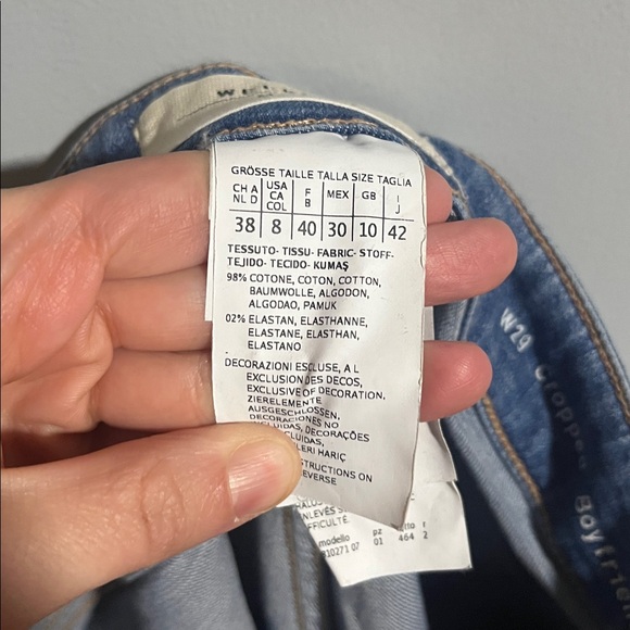 Weekend Max Mara Embellished Cropped Boyfriend Jeans - Picture 9 of 9